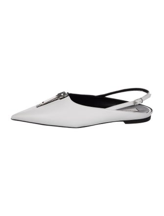 Stella McCartney Leather Slingback Flats