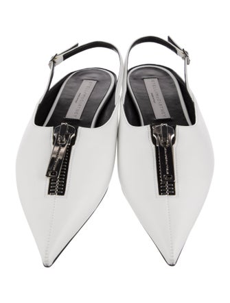 Stella McCartney Leather Slingback Flats