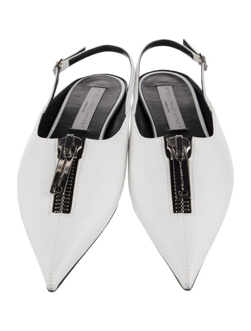 Stella McCartney Leather Slingback Flats