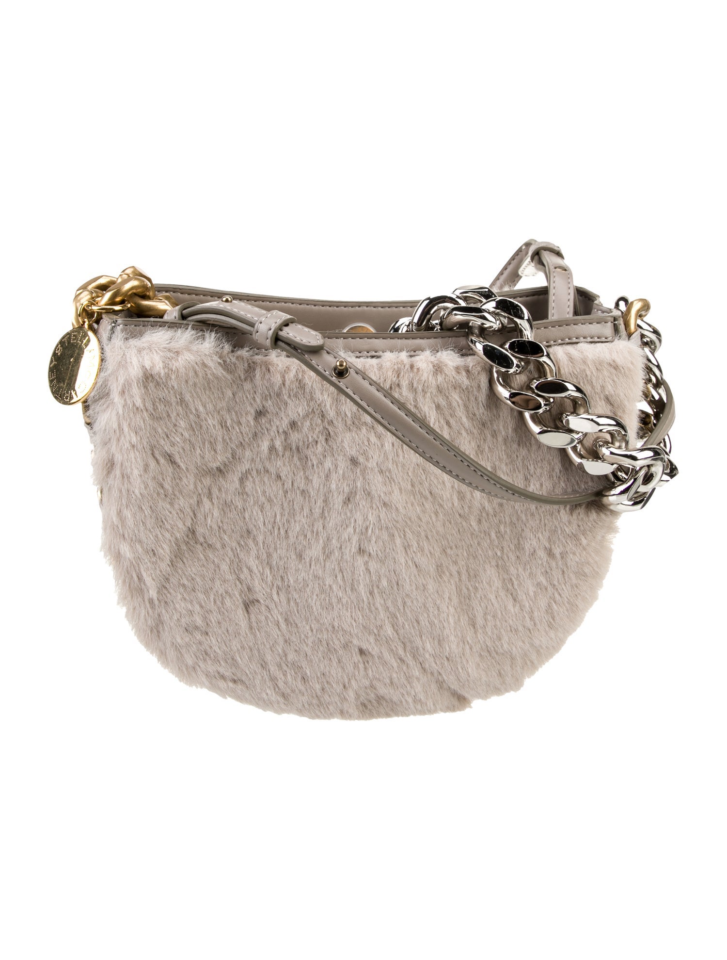 Stella McCartney Faux Fur Top Handle Bag