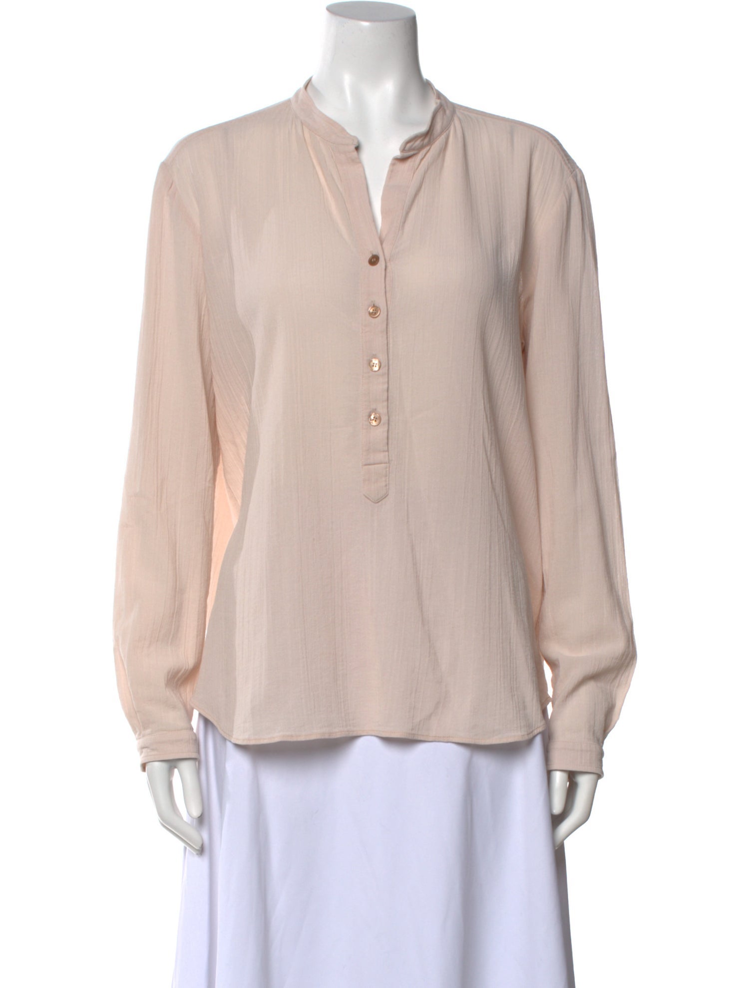 Stella McCartney V-Neck Long Sleeve Blouse