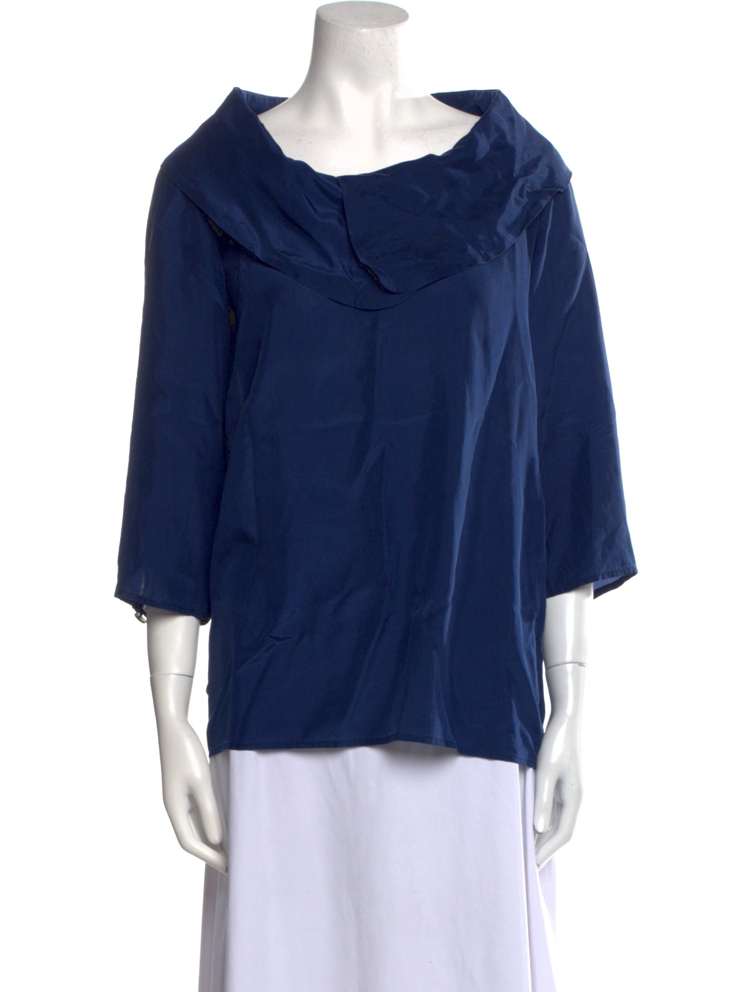 Stella McCartney Silk Cowl Neck Blouse