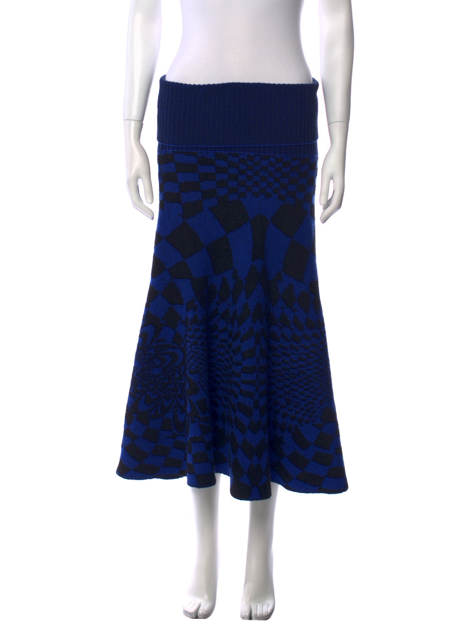 Stella McCartney Virgin Wool Midi Length Skirt