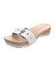 Stella McCartney Leather Studded Accents Slides