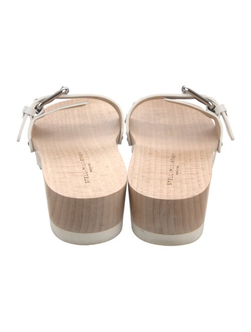 Stella McCartney Leather Studded Accents Slides