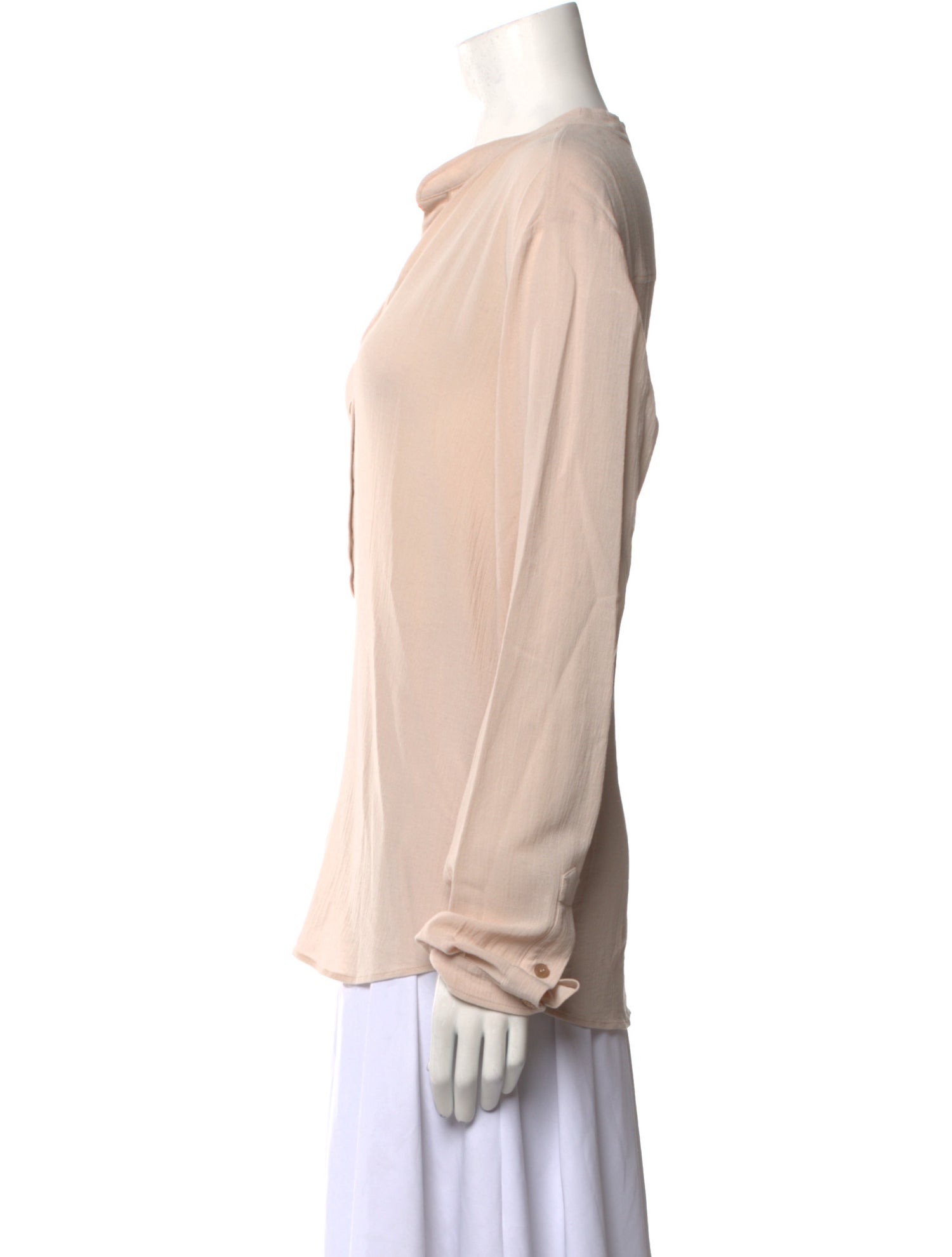 Stella McCartney V-Neck Long Sleeve Blouse