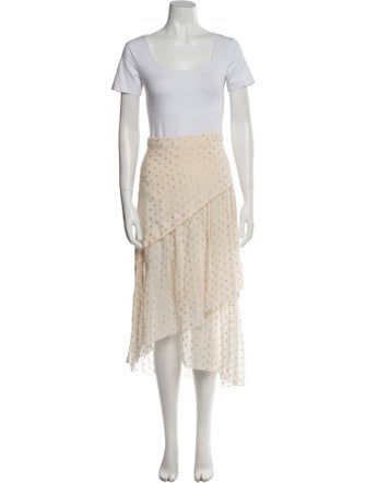 Stella McCartney Silk Polka Dot Print Skirt Set