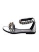 Stella McCartney Leather Chain-Link Accents Sandals
