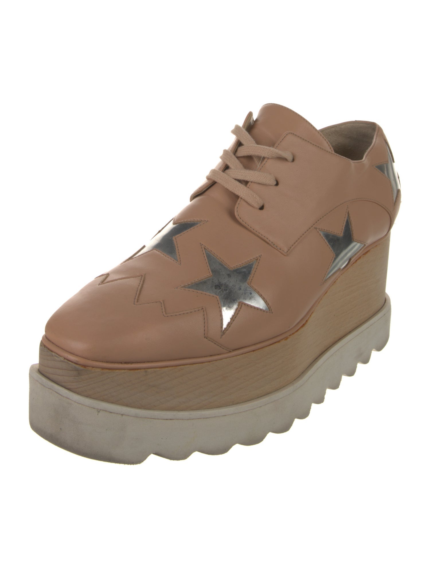 Stella McCartney Leather Printed Sneakers