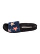 Stella McCartney Denim Printed Slides