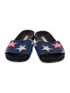 Stella McCartney Denim Printed Slides