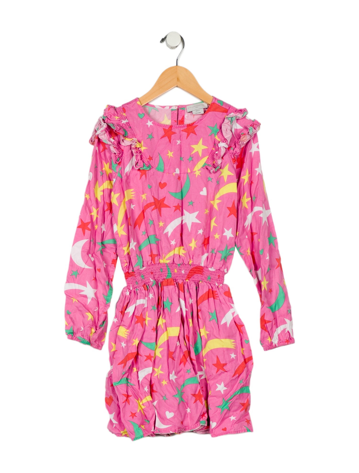 Stella McCartney Girls' Printed Long Sleeve Dress
