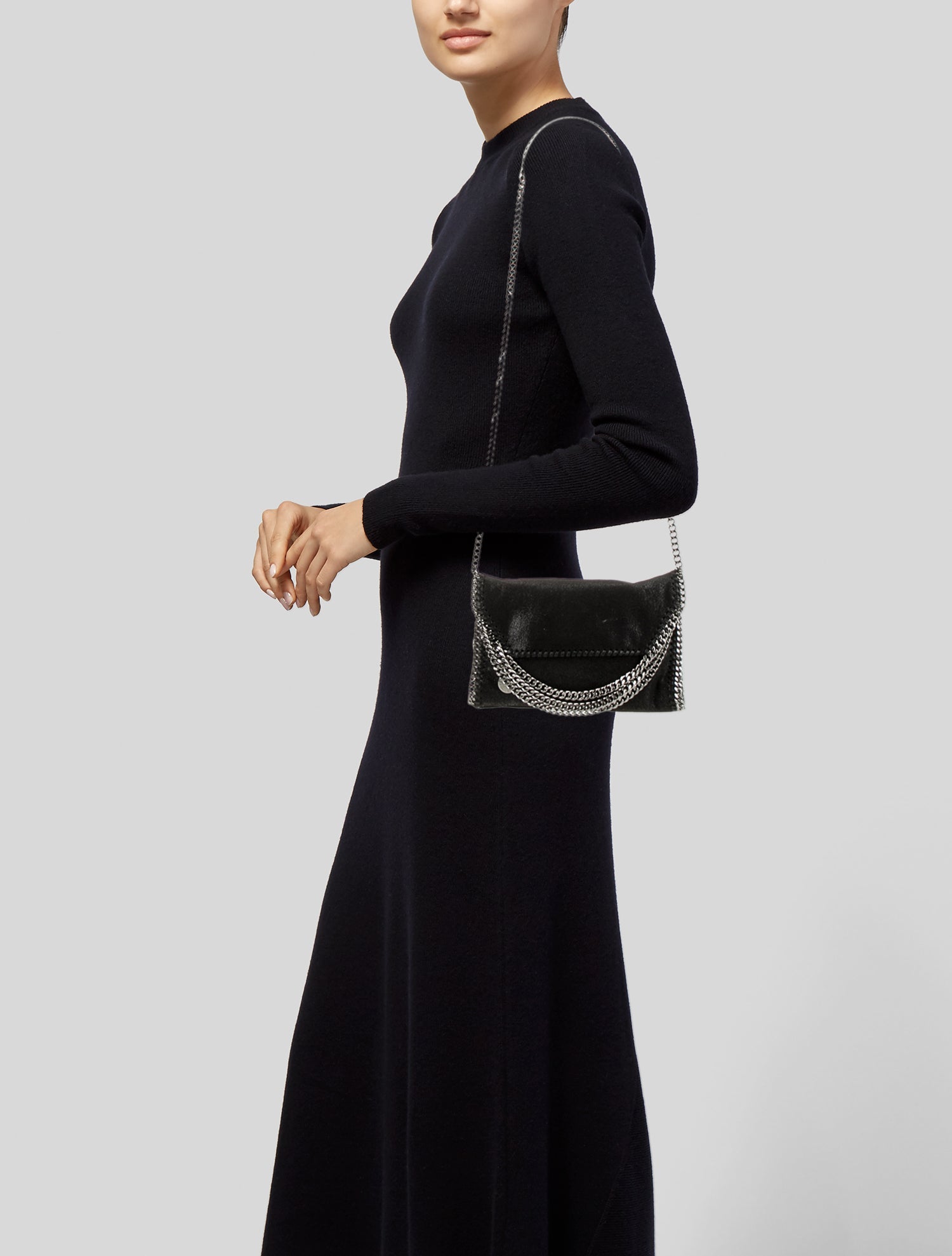 Stella McCartney Vegetarian Suede Evening Bag