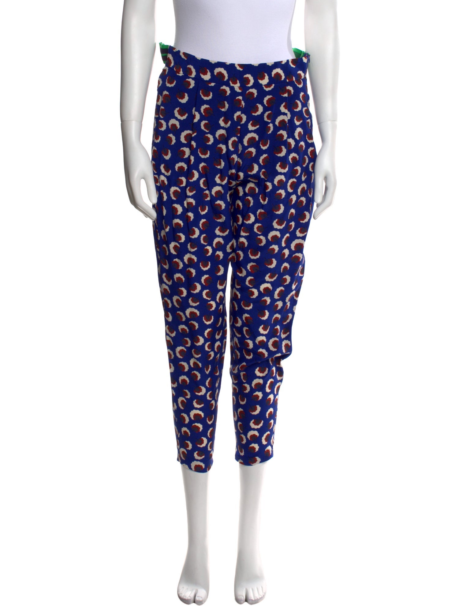 Stella McCartney Silk Skinny Leg Pants