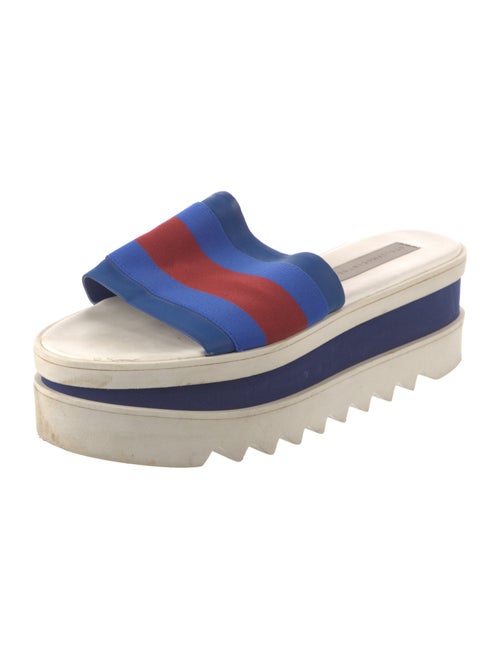 Stella McCartney Colorblock Pattern Slides