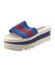 Stella McCartney Colorblock Pattern Slides