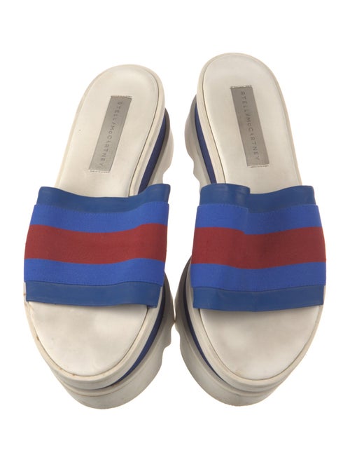 Stella McCartney Colorblock Pattern Slides