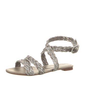 Stella McCartney Animal Print Gladiator Sandals