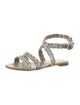 Stella McCartney Animal Print Gladiator Sandals