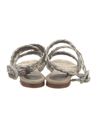 Stella McCartney Animal Print Gladiator Sandals