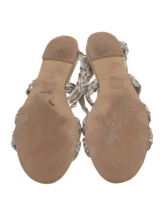 Stella McCartney Animal Print Gladiator Sandals