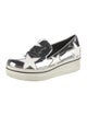 Stella McCartney Leather Wedge Sneakers