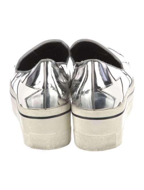 Stella McCartney Leather Wedge Sneakers