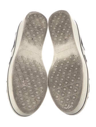 Stella McCartney Leather Wedge Sneakers