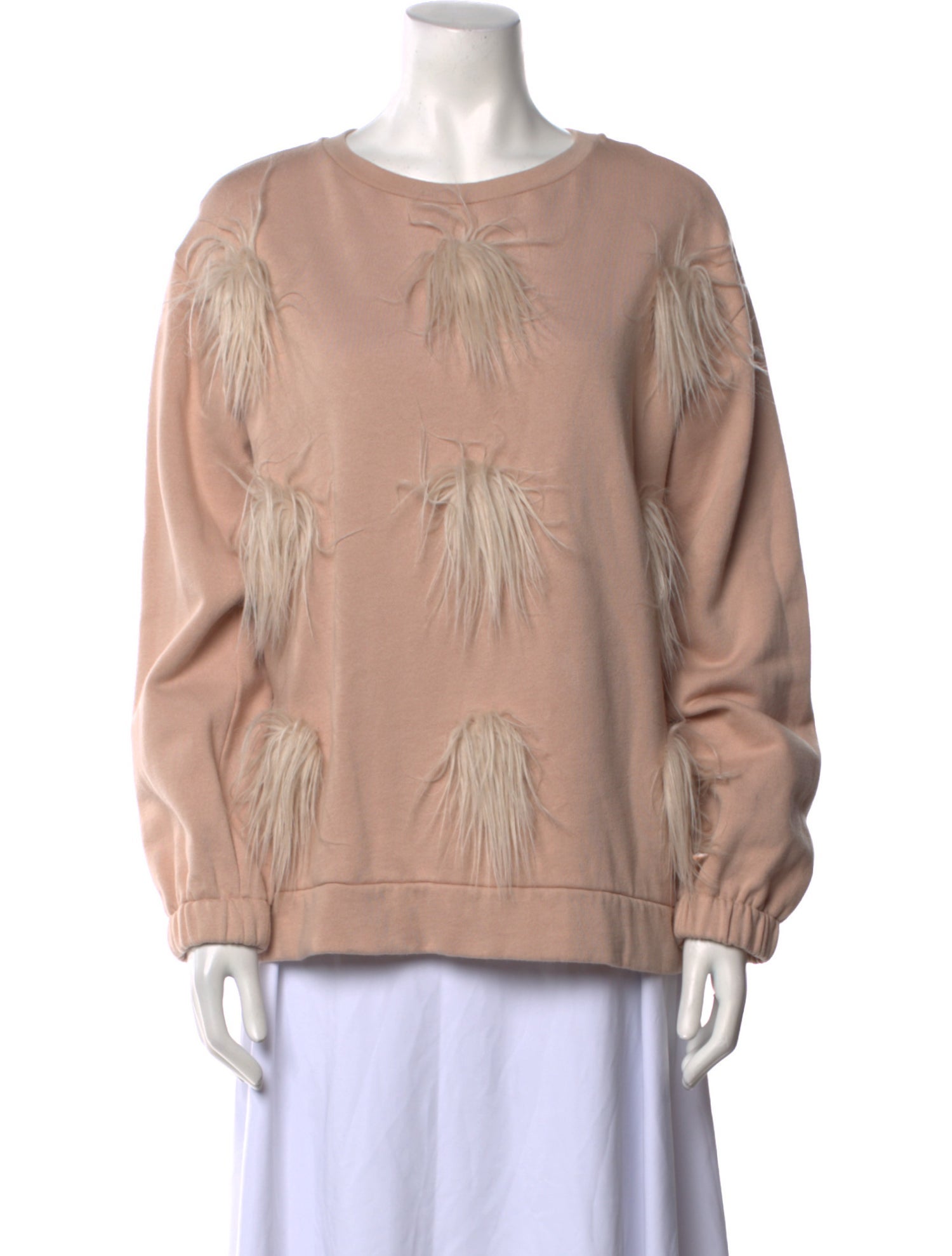 Stella McCartney Patterned Scoop Neck Sweatshirt