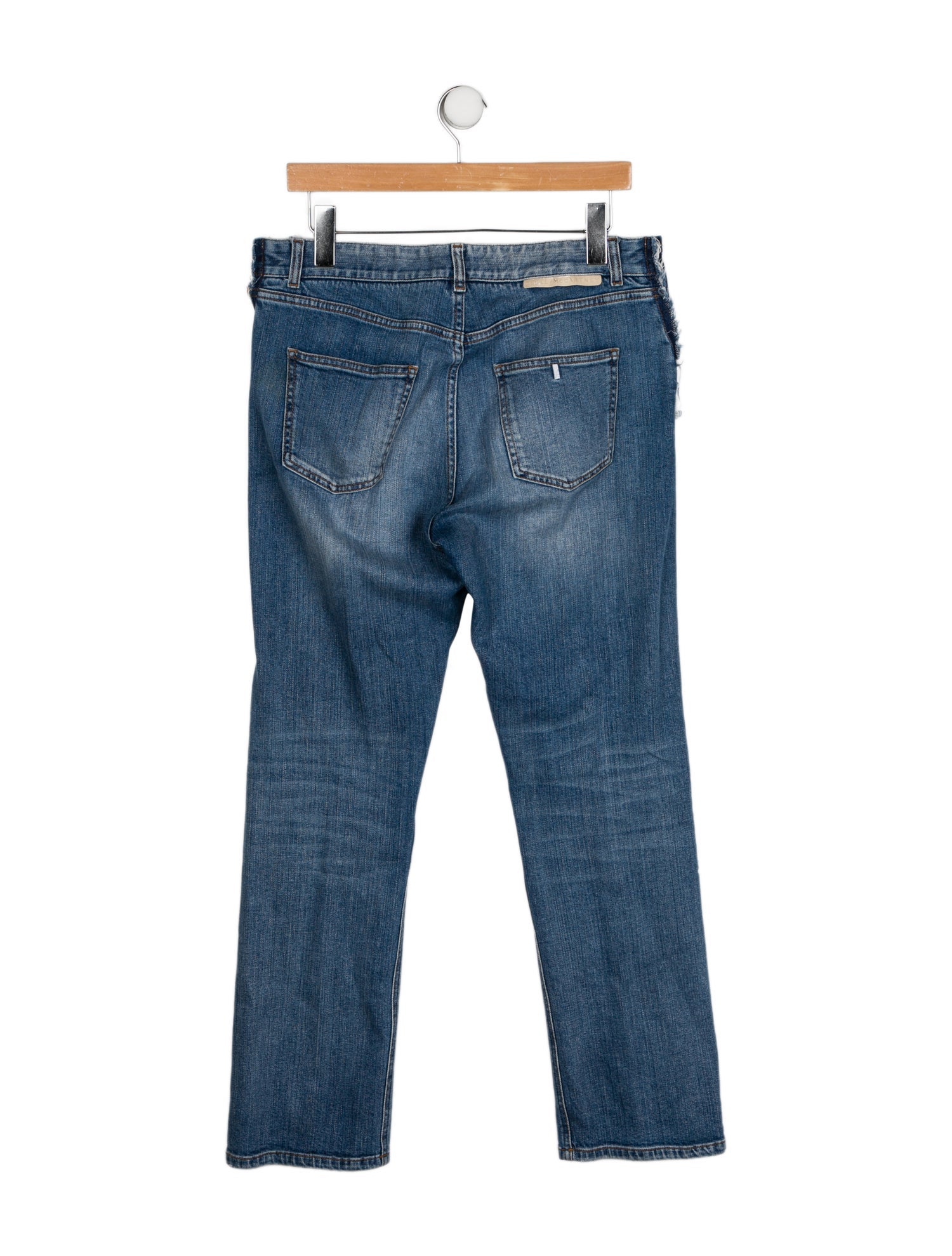 Stella McCartney Mid-Rise Straight Leg Jeans