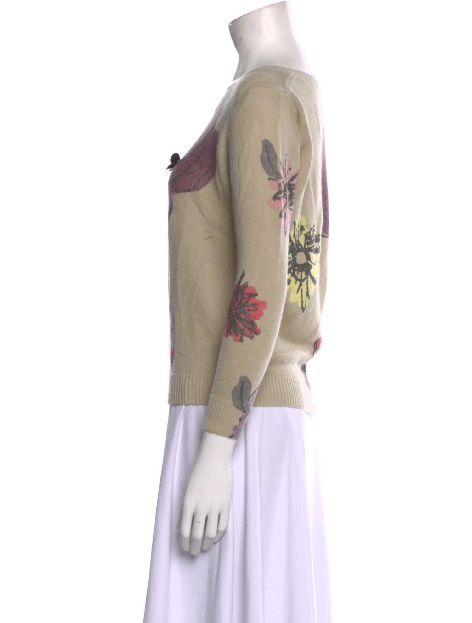 Stella McCartney Printed Bateau Neckline Sweater