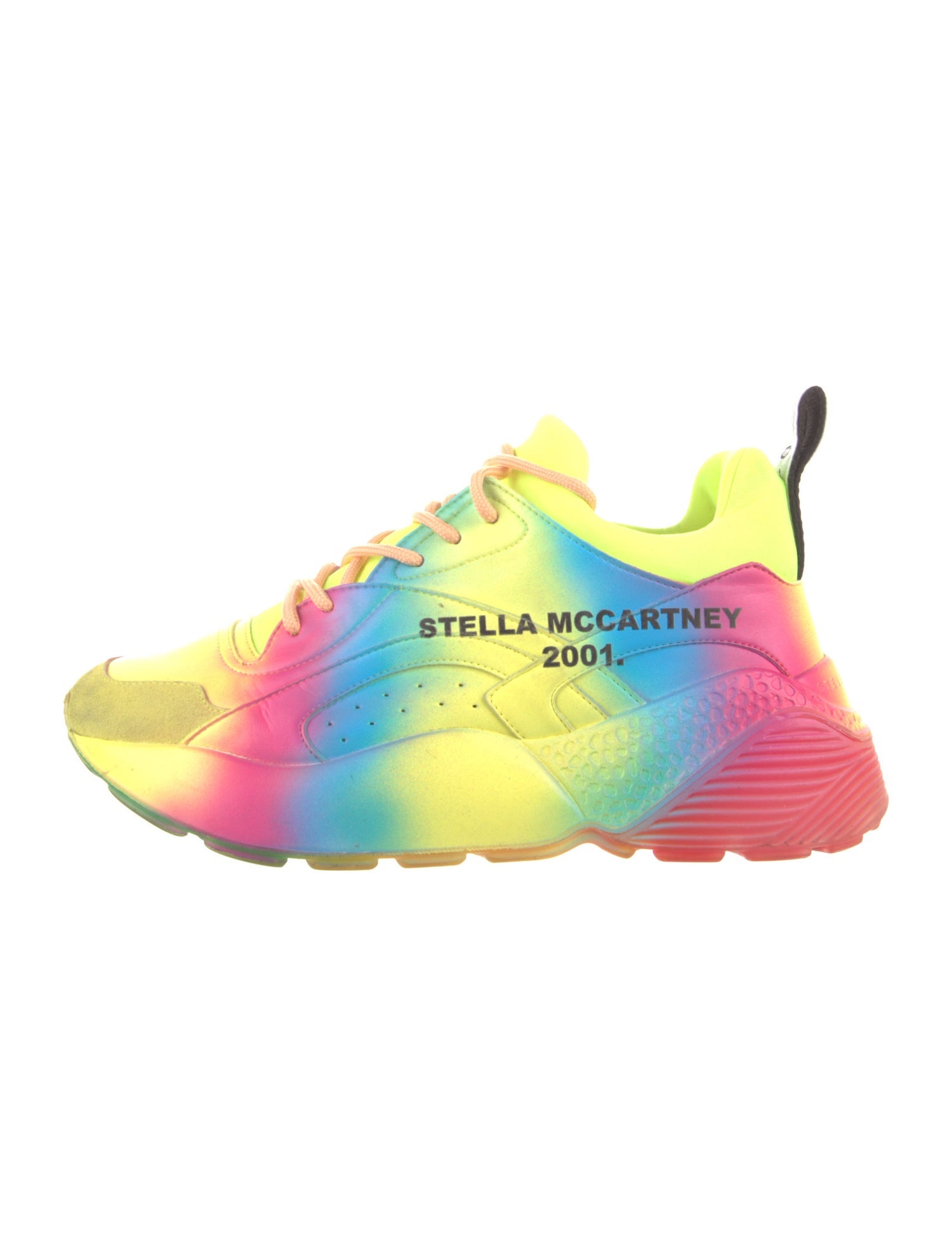 Stella McCartney Leather Printed Chunky Sneakers