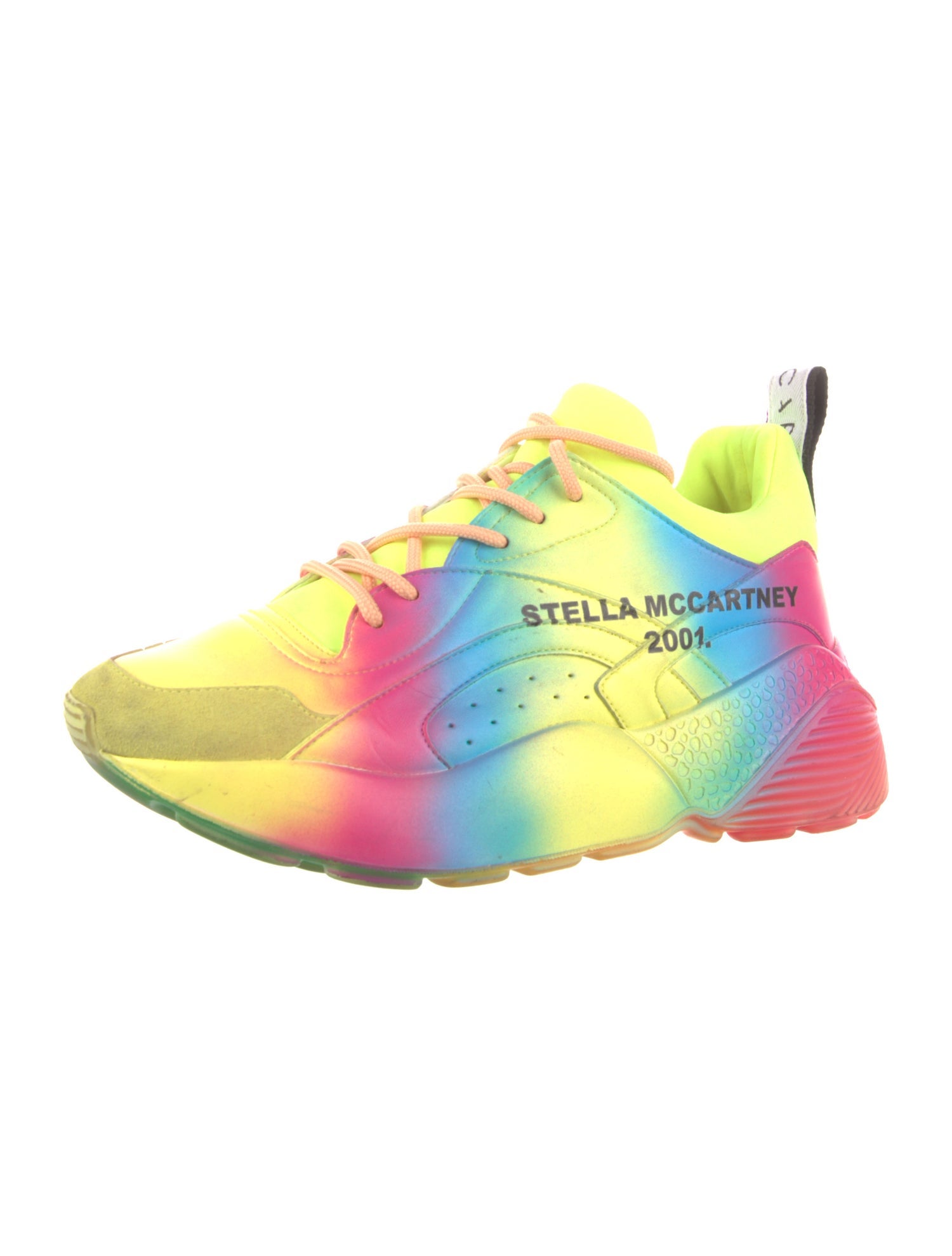 Stella McCartney Leather Printed Chunky Sneakers