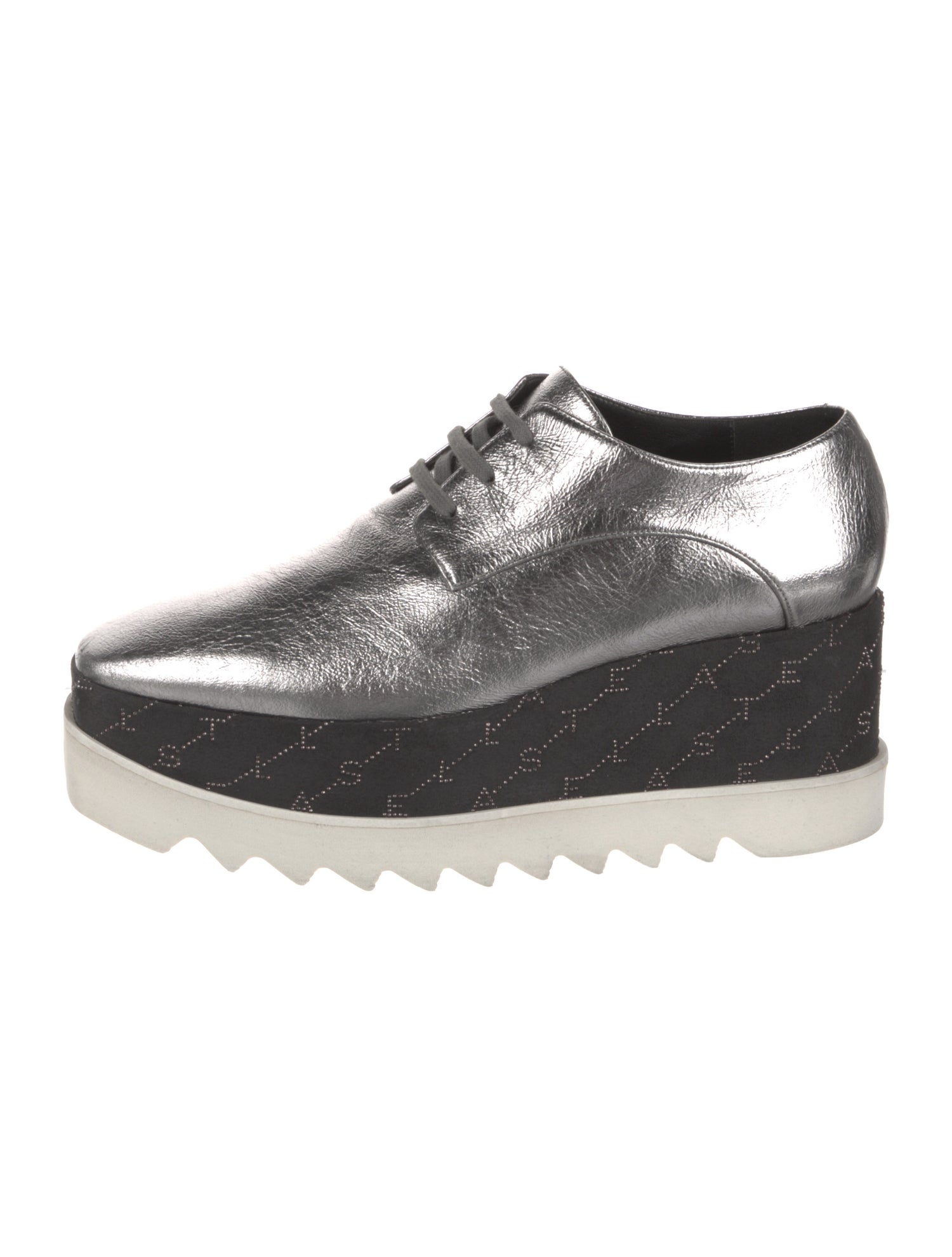 Stella McCartney Vegetarian Leather Beaded Accents Sneakers