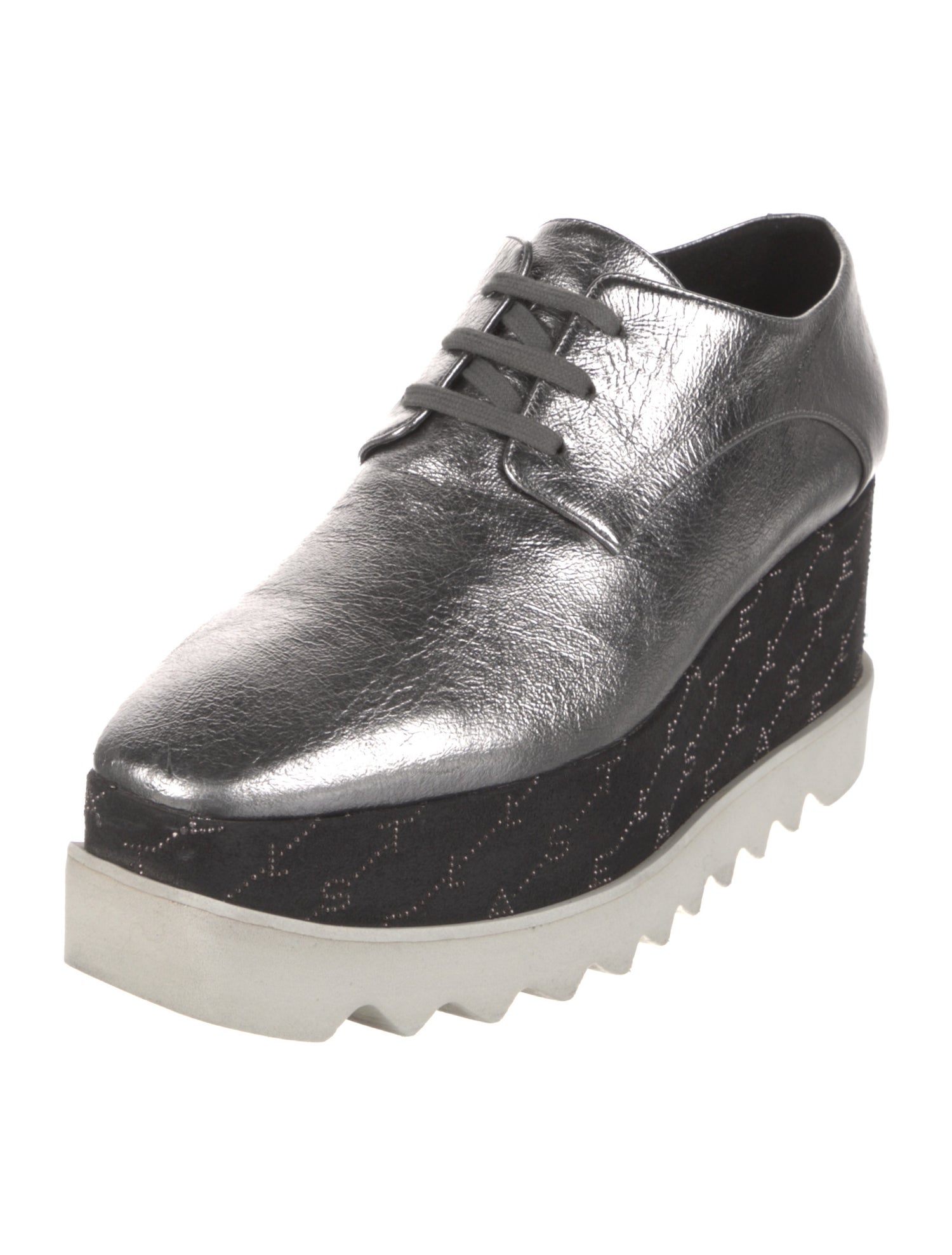 Stella McCartney Vegetarian Leather Beaded Accents Sneakers