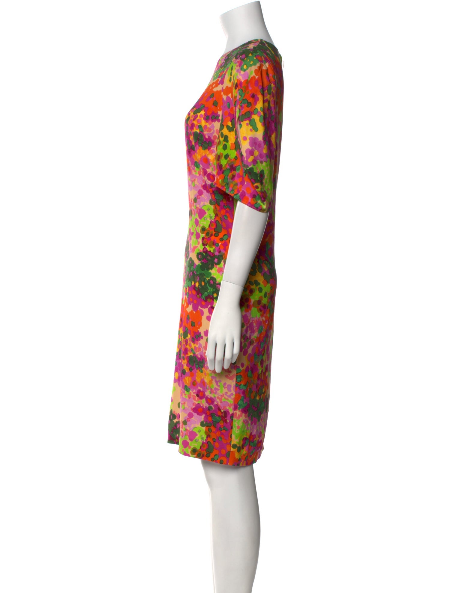 Stella McCartney Floral Print Knee-Length Dress w/ Tags
