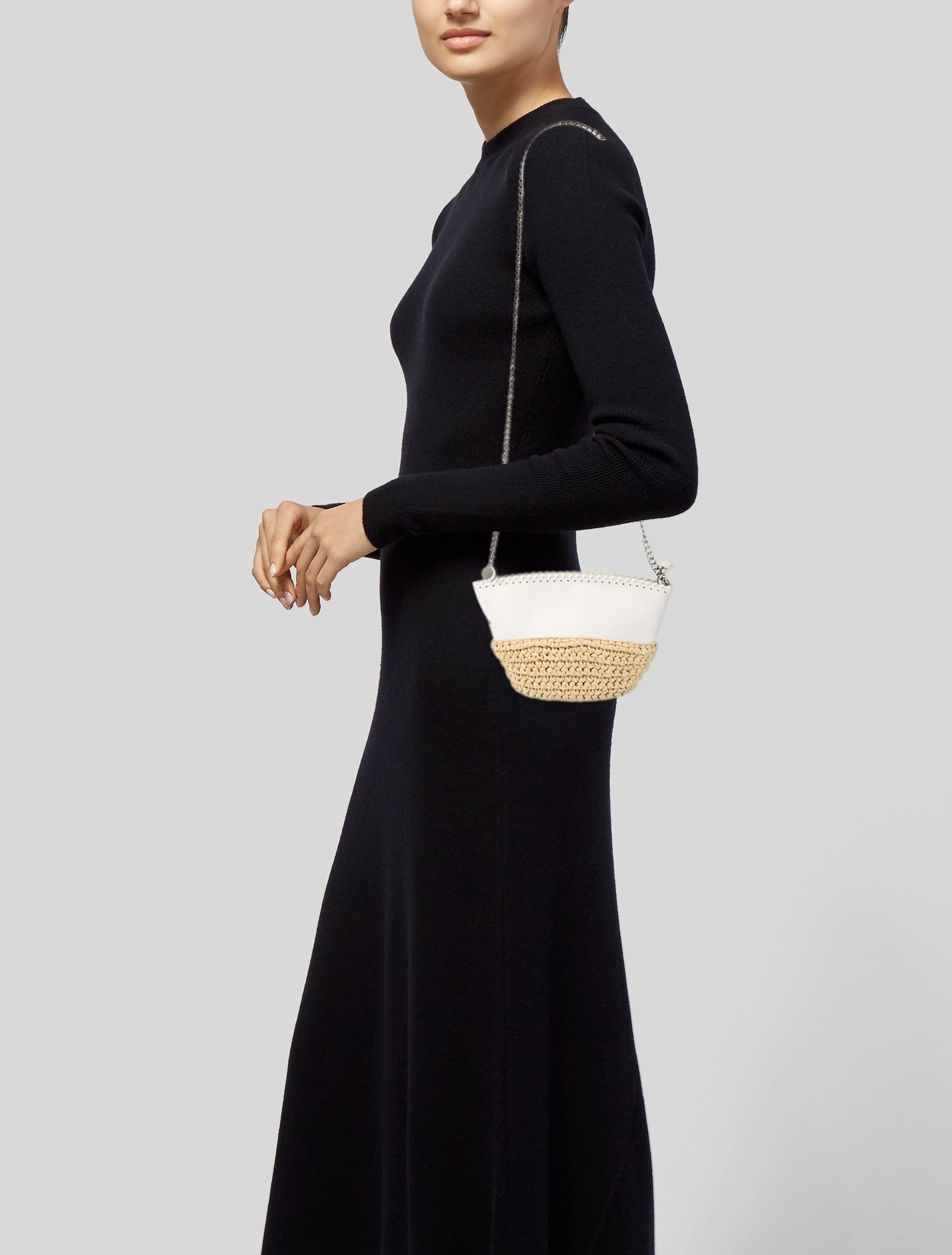 Stella McCartney Raffia Minaudière