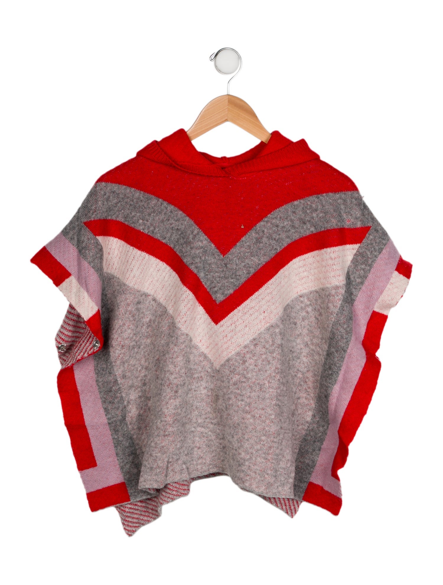 Stella McCartney Girls' Printed Knit Poncho