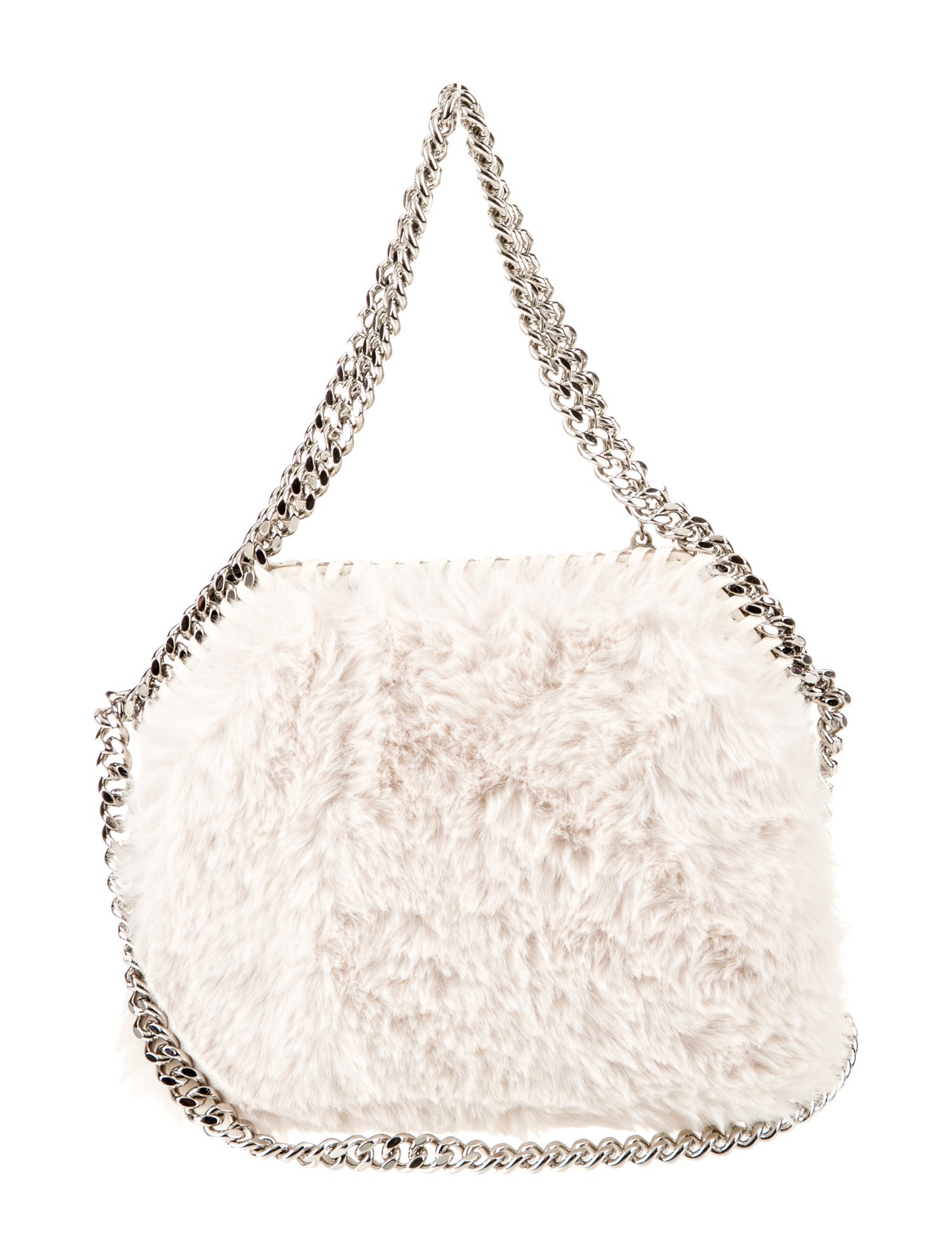 Stella McCartney Faux Fur Top Handle Bag