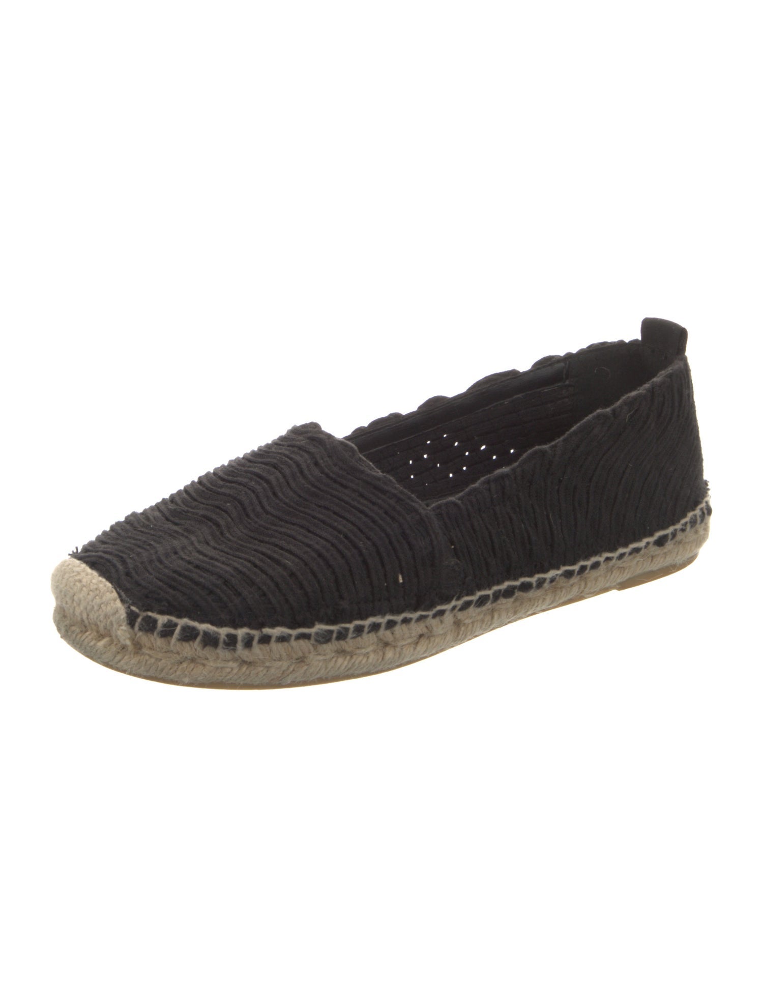 Stella McCartney Colorblock Pattern Whipstitch Trim Espadrilles