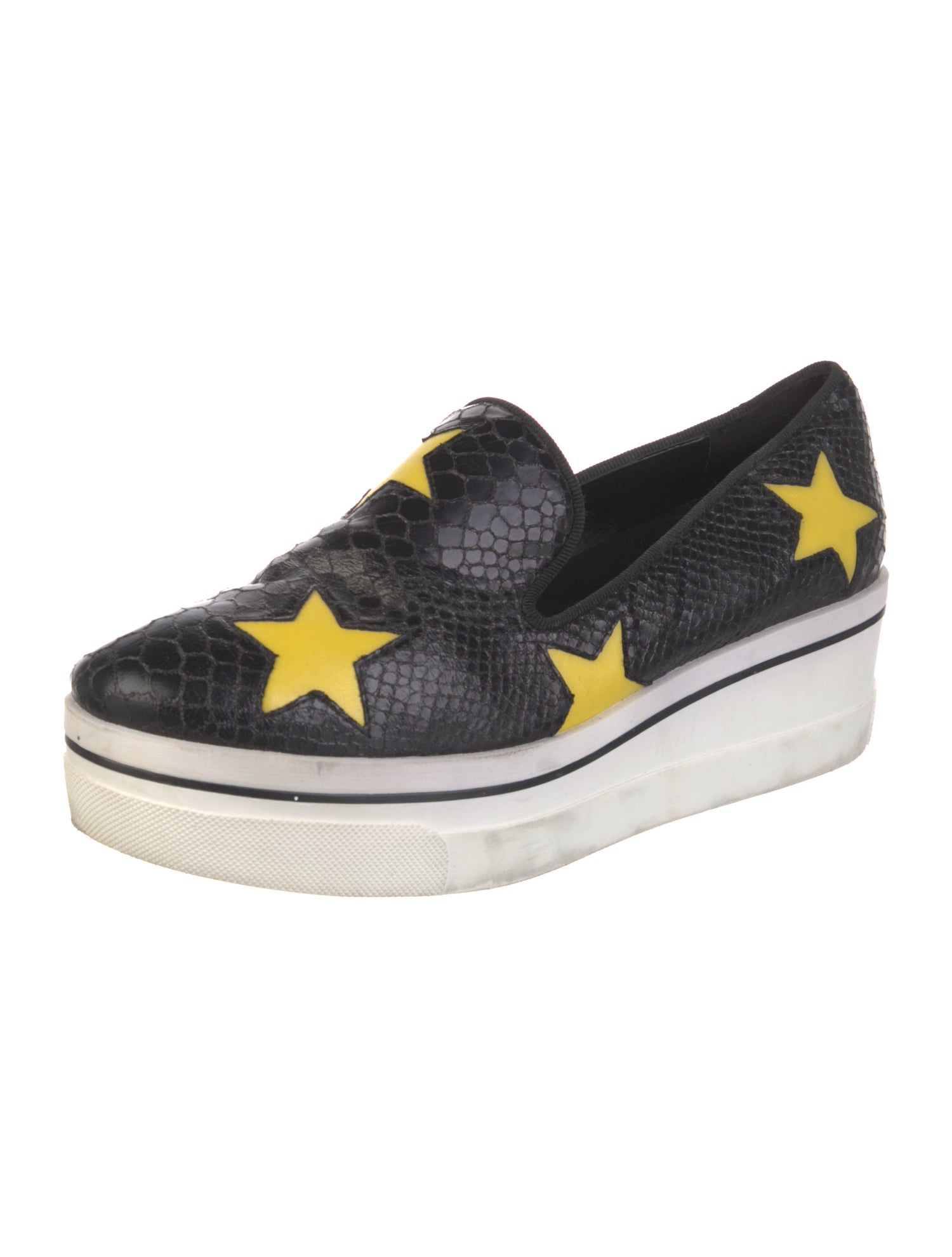 Stella McCartney Vegetarian Leather Printed Sneakers