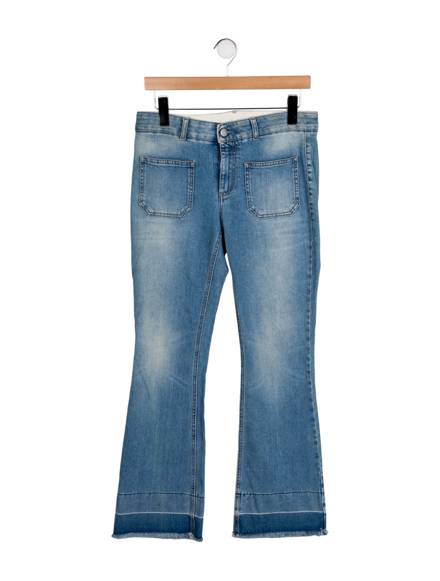 Stella McCartney Mid-Rise Wide Leg Jeans