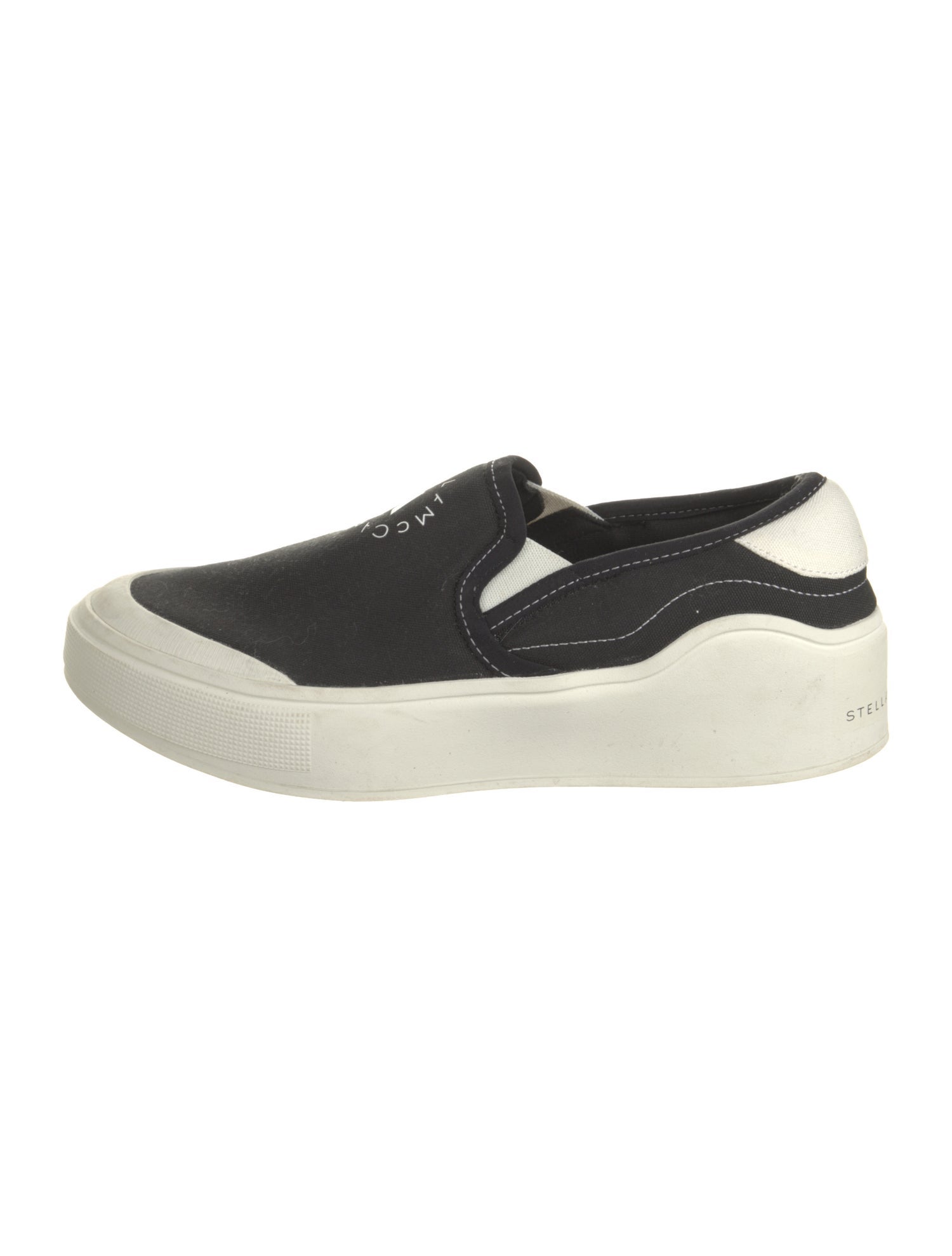 Stella McCartney Canvas Colorblock Pattern Sneakers