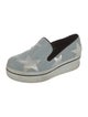 Stella McCartney Denim Wedge Sneakers