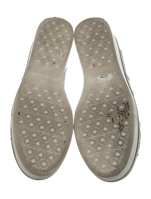 Stella McCartney Denim Wedge Sneakers