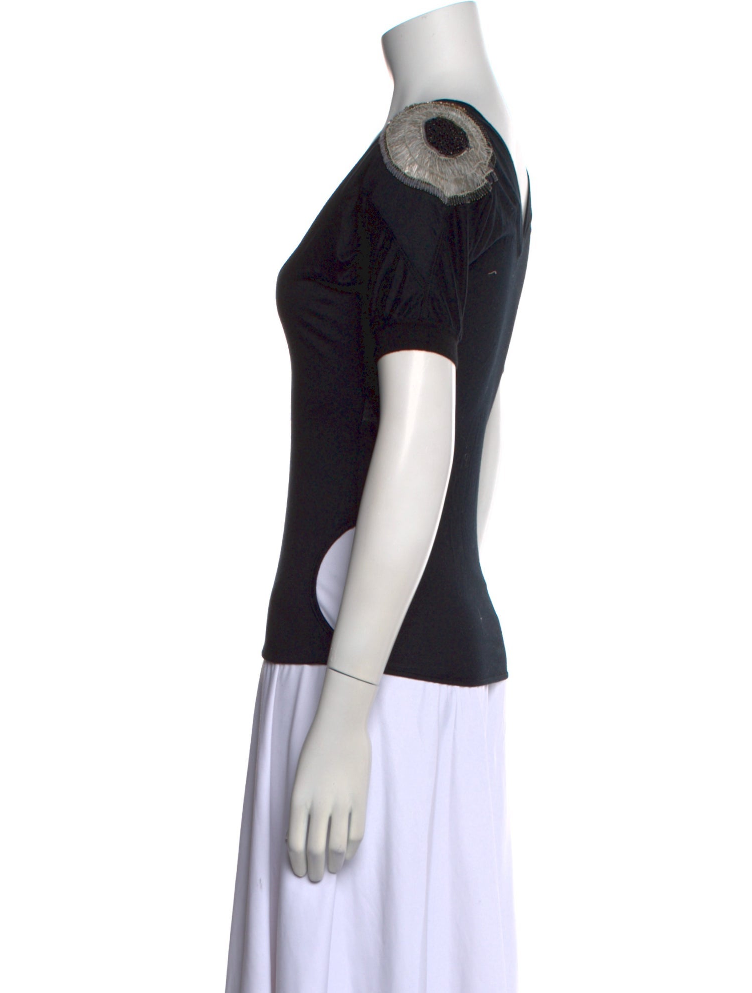 Stella McCartney V-Neck Short Sleeve T-Shirt