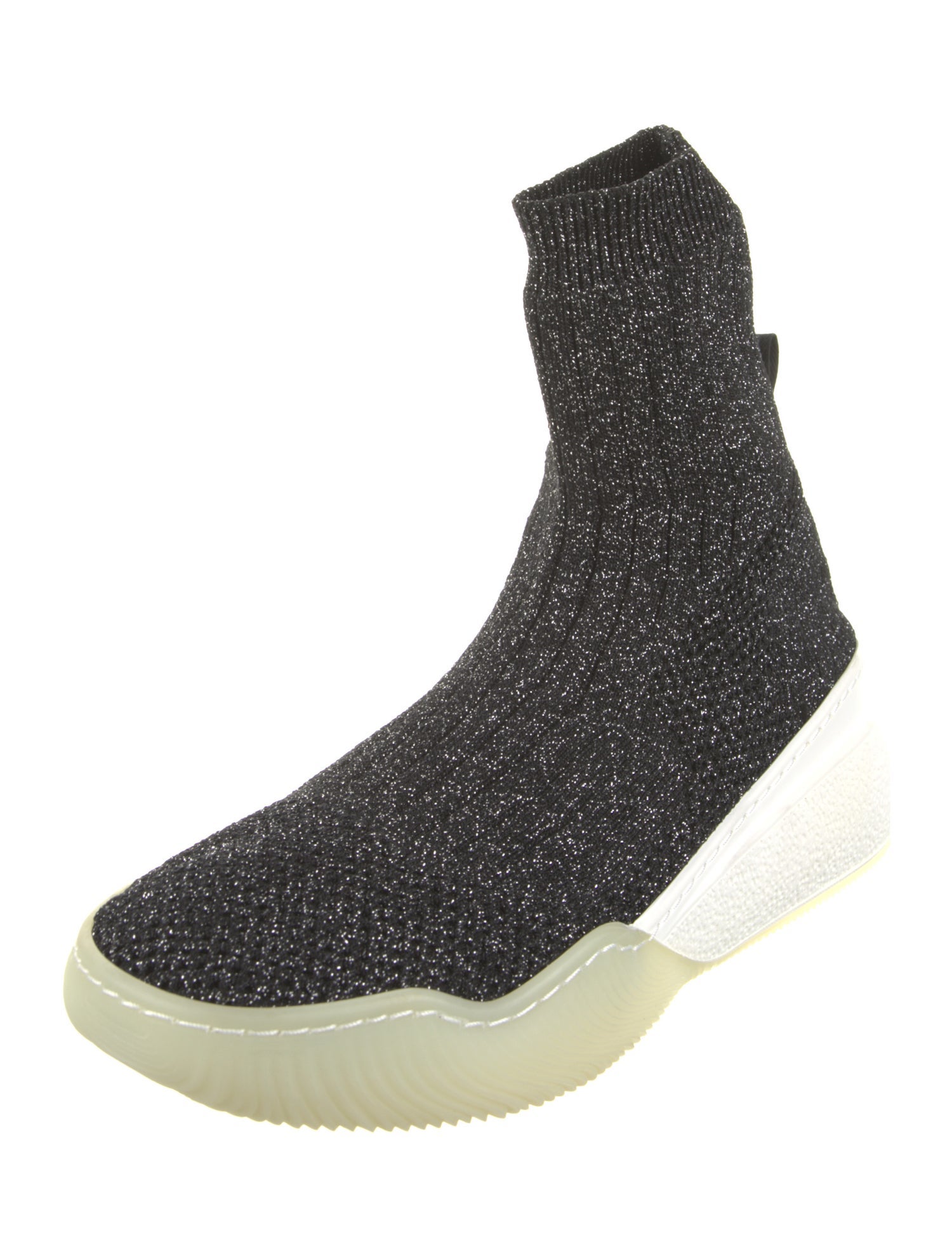Stella McCartney Glitter Accents Sock Sneakers