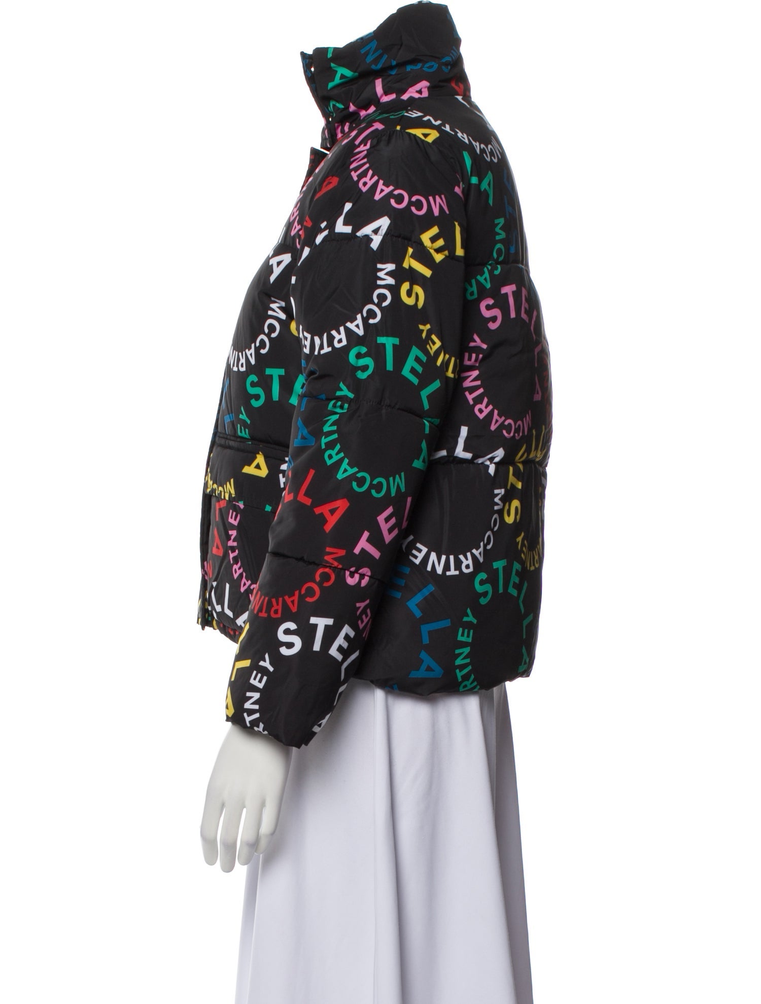 Stella McCartney Stella McCartney Toddler Girl's Logo Print Down Jacket
