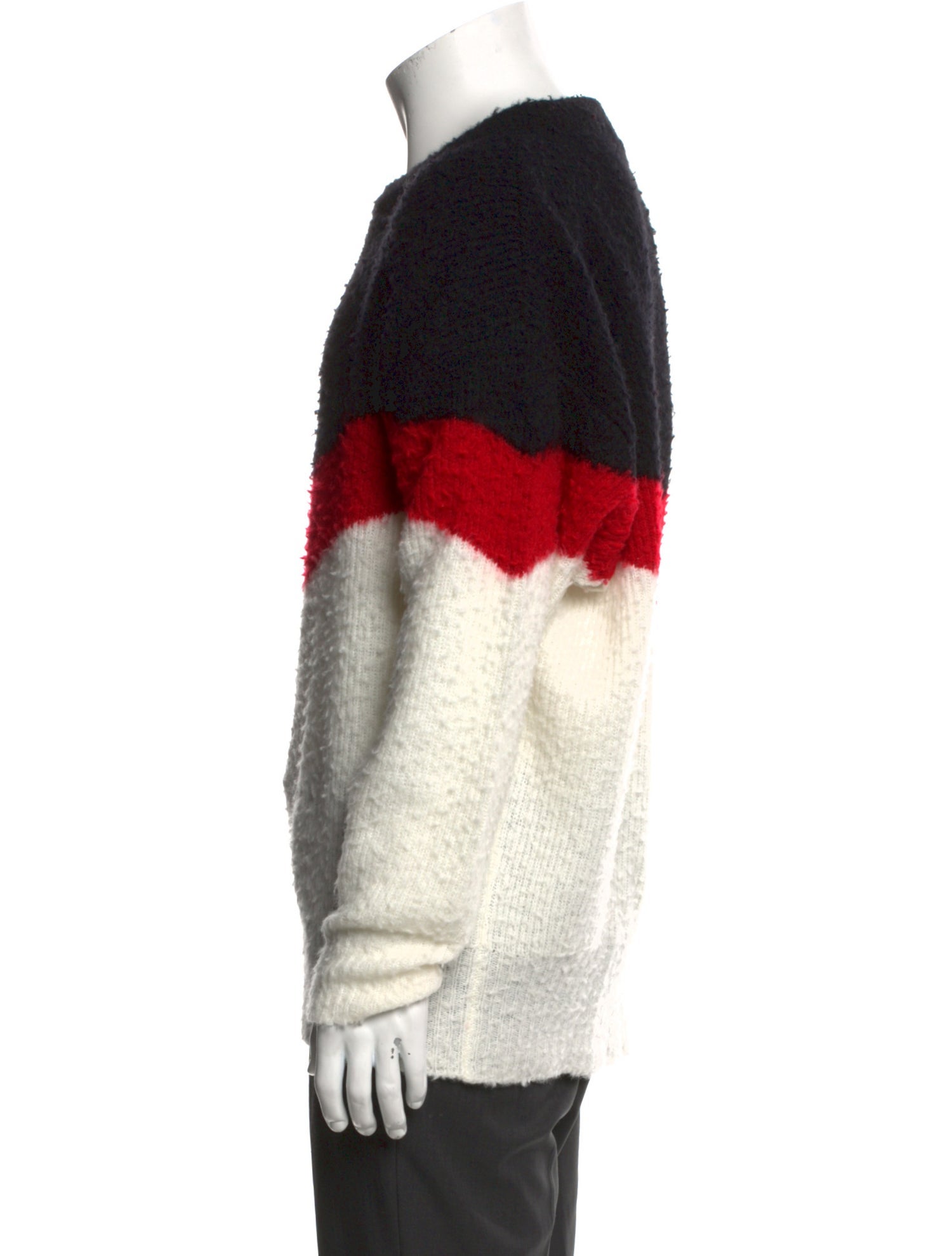 Stella McCartney Colorblock Pattern Crew Neck Pullover