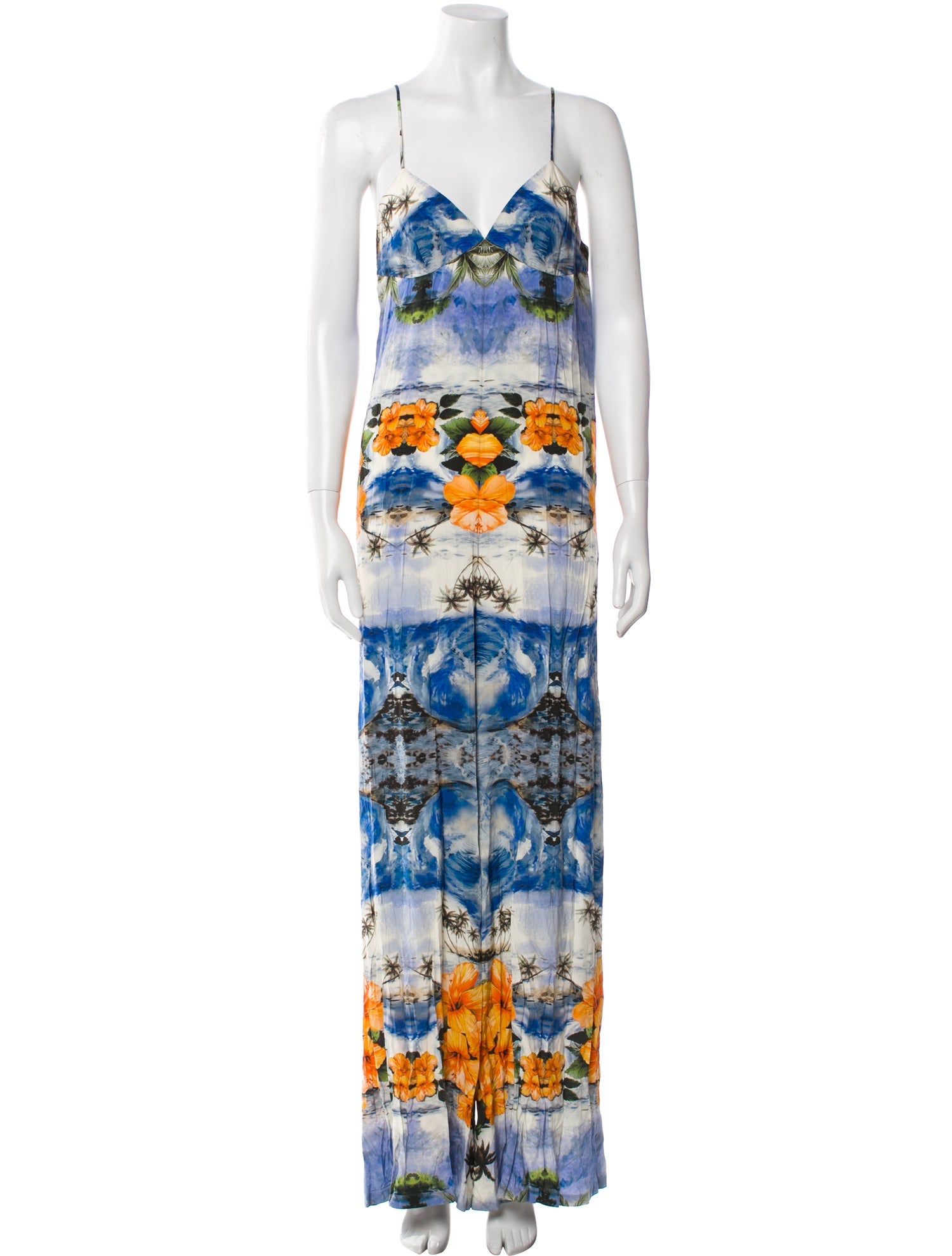 Stella McCartney Silk Floral Print Jumpsuit